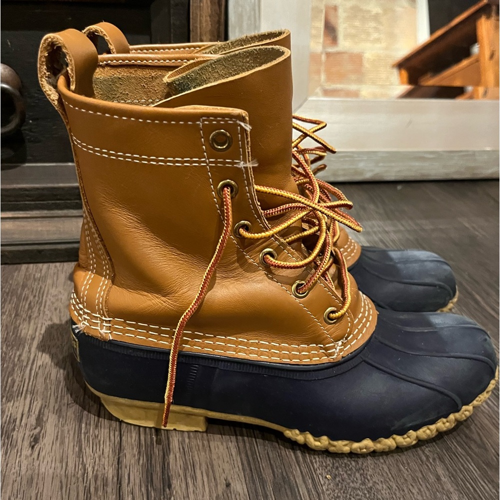 LL Bean Duck Boots Sz 8 M